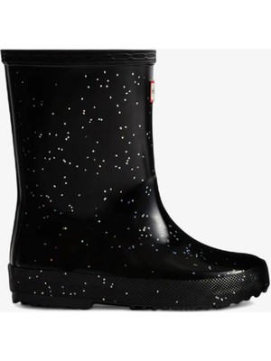 Hunter Originals Wellington Glitter Çocuk Siyah Bot.blk