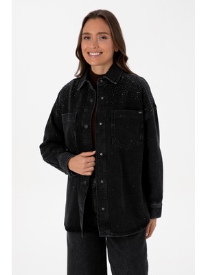 U.s. Polo Assn. Kadın Siyah Gömlek Jean 50309856-DN0027