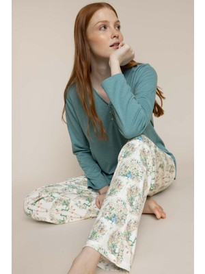 Ayyıldız 63595 Mavi Pijama Takımı