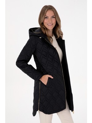 U.s. Polo Assn. Kadın Siyah Kaban 50312479-VR046