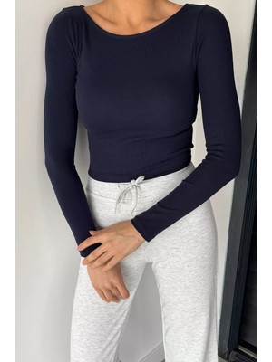 Gülseli Kadın Likralı Slim Fit Basic Body Bluz P-00018605
