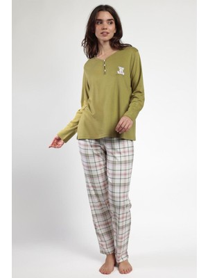 Ayyıldız 63605 Yeşil Pijama Takımı