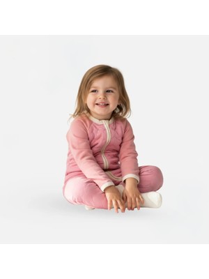 Kidzee Kışlık Çocuk Uyku Tulumu 1.5 Tog Blush Zee-Suit