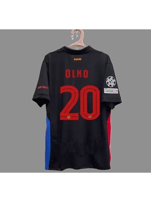 Legent Lady Barcelona 2024/25 Yeni Sezon Dani Olmo Deplasman Forması (BLACK)76467456354364