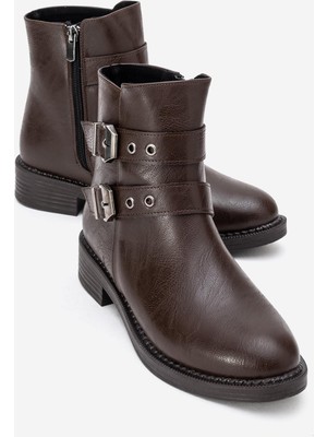 Ccway Kadın Bot KAHVE CİLT