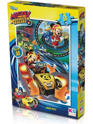 Amalfi MCH709 Ks Mickey Mouse / 50 Parça Puzzle Kız Erkek Çocuk Oyuncak Eğitici Oyuncaklar