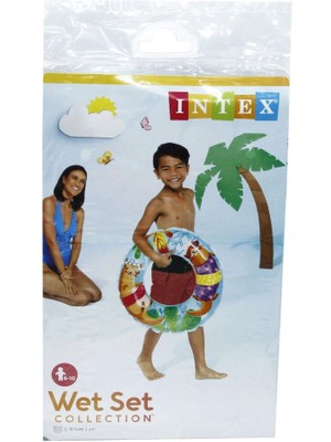 Amalfi IS59242 Şeffaf Baskılı Simit 61CM - 1ADET Stokta Olan Gönderilir Kız Erkek Çocuk Oyuncak Eğitici Oyu