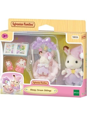 Amalfi 5806 Sylvanian Families Kardeşler Uyku Seti +3 Yaş Kız Erkek Çocuk Oyuncak Eğitici Oyuncaklar