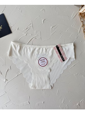 Intive Lingerie Mikro Lazer Kaşkorse Fitilli Kumaş Normal Bel Dikişsiz Slip/külot