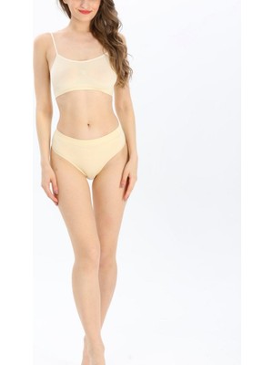Intive Lingerie Elite Life Dikişsiz Seamless 3D Esnek Rahat Günlük Kullanım Brazilian SLIP-820KOD