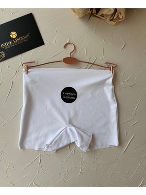 Intive Lingerie Cool Comfort Yüksek Bel Ağı Pamuklu Yüksek Bel Kadın Boxer