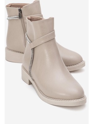 Ccway Taşlı Sade Bot TEN CİLT