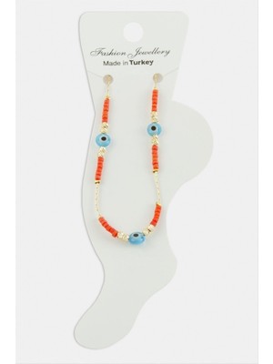 Zero Techmrt Nazar Miyoki Boncuk Halhal-Turuncu