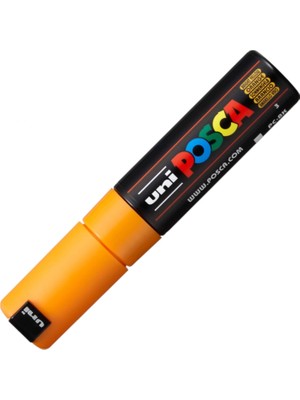 Uni-Ball Uniball Posca ( 8.0 ) Su Bazlı Poster Markörü Parlak Sarı