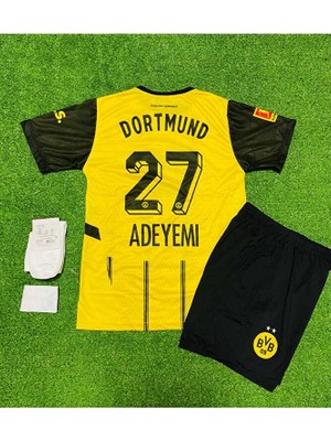Legent Lady Borussia Dortmund 2024/25 Yeni Sezon Karim Adeyemi Çocuk Forması 4'lü Set