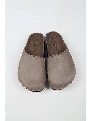 No Miento Tonala Kadın Vegan Deri Tokalı Vizon Sabo Terlik