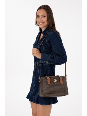 U.S. Polo Assn. Kadın Kahverengi Omuz Çantası 50317794-VR029