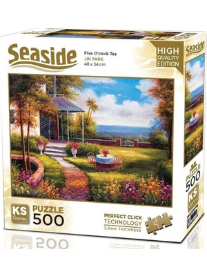 OMZ Ks Games Five O'clock Tea Puzzle 500 Parça 20057 Kız Erkek Çocuk Oyuncak Eğitici Oyuncaklar