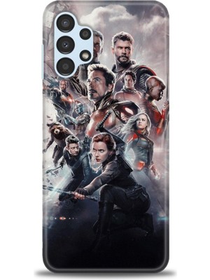 Samsung Galaxy A13 4g Hd Baskılı Kılıf + Seramik Tam Kaplayan Ekran Koruyucu 99