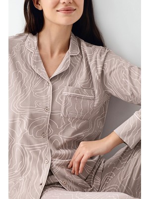 Pierre Cardin Kadın Vizon Modal 3'lü TAKIM-9099