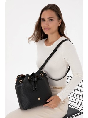U.S. Polo Assn. Kadın Siyah Torba Çanta 50317798-VR046