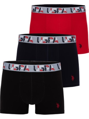 U.S. Polo Assn. Erkek 3'lü Boxer Takımı 50318652-VR033