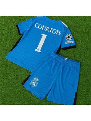 Legent Lady Real Madridd 2022/23 Sezonu Thibaut Courtois Kaleci Çocuk Forması