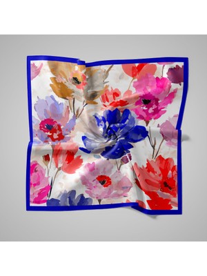 Piramit Coolness Viscon Eşarp | Masalsı Çiçek