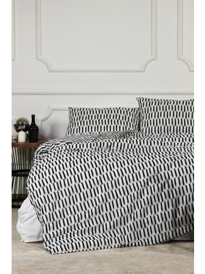 Elart Carlos Nevresim Takımı King Size (240X220 Cm) Siyah