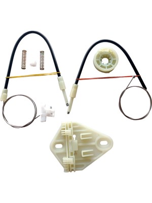 AR Oto Market Renault Megane 1 Arka Sol Kapı Uyumlu Cam Kriko Teli ve Tamir Seti Takımı Kiti