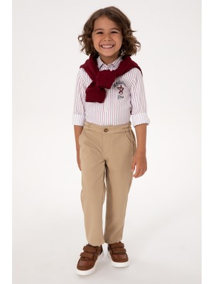 U.s. Polo Assn. Erkek Çocuk Camel Pantolon (Kanvas-Chino) 50317274-VR015