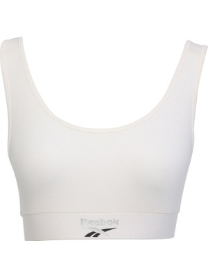 Reebok BRISTOL BRA TOP W FOIL LG Ekru Kadın Bra
