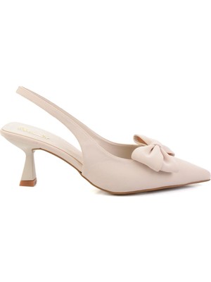 Bambi Ten  Kadın Klasik Topuklu Ayakkabı K01231363204