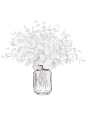 Nettenevime Yapay Çiçek Beyaz Okaliptus Aradal Arajman Çiçeği Eucalyptus