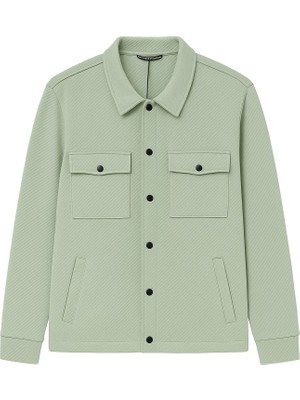 CGA Erkek Yeşil Ceket Erkek Yeşil Gömlek Ceket