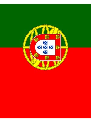 Fuart.Co Portekiz Bayrağı Dijital Baskı Poster (Çerçevesiz) FLFU