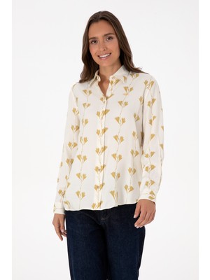 U.s. Polo Assn. Kadın Gömlek Desenli 50308637-VR256