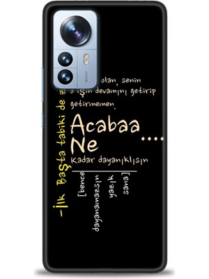 Xiaomi Mi 12 Kılıf Hd Baskılı Kılıf + Seramik Tam Kaplayan Ekran Koruyucu 393