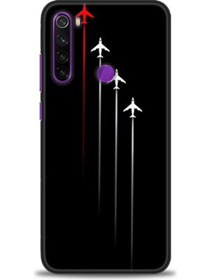 Xiaomi Redmi Note 8 Hd Baskılı Kılıf + Seramik Tam Kaplayan Ekran Koruyucu 386