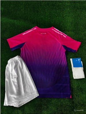 Legent Lady Αℓмαиуα Isimsiz Pembe Çocuk Forması 4lü Set Forma+Şort+Çorap+Bileklik