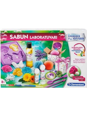 Amalfi 64433 Bilim ve Oyun - Sabun Laboratuvarı / +8 Yaş Kız Erkek Çocuk Oyuncak Eğitici Oyuncaklar