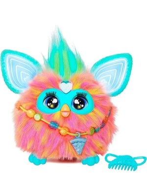 Amalfi Furby Mercan Interakti̇f Peluş F6744 Kız Erkek Çocuk Oyuncak Eğitici Oyuncaklar