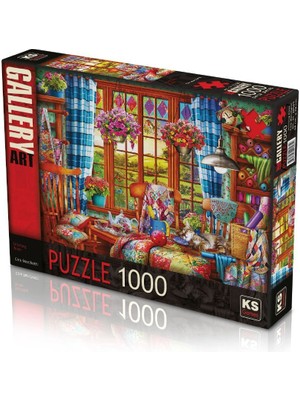 Amalfi Ks Puzzle 1000 Parça Stitching Room Dikiş Odası Kız Erkek Çocuk Oyuncak Eğitici Oyuncaklar