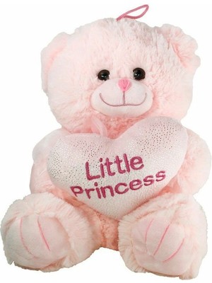 Amalfi PABA501532-25 Peluş Kalpli Ayı 25CM Kız Erkek Çocuk Oyuncak Eğitici Oyuncaklar