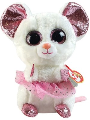 Amalfi Ty Beanie Boos Tütülü Peluş Fare Nina 17CM Kız Erkek Çocuk Oyuncak Eğitici Oyuncaklar