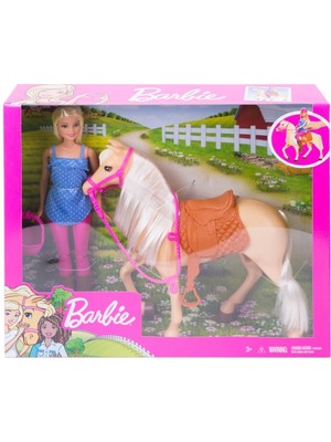 Amalfi FXH13 Barbie ve Güzel Atı Oyun Seti Kız Erkek Çocuk Oyuncak Eğitici Oyuncaklar