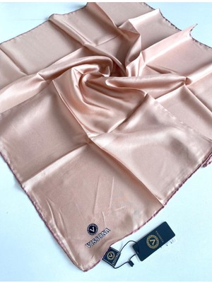 Silk Home %100 Twill İpek Düz Desenli Eşarp 90x90 Eşarp Dikim Şekli : El Dikişi