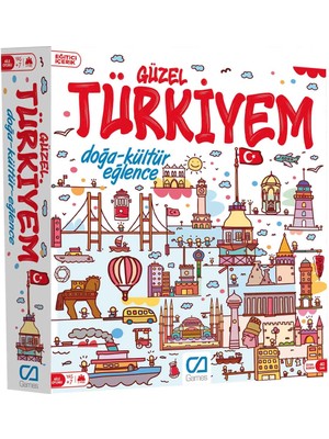 Amalfi Güzel Türkiyem Kutu Oyunu Kız Erkek Çocuk Oyuncak Eğitici Oyuncaklar