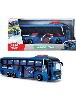 Amalfi Dickie Man Lion's Coach Otobüs 203744017 Kız Erkek Çocuk Oyuncak Eğitici Oyuncaklar