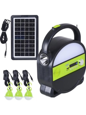 Dat DT-9017B Solar Kamp Lambası Acil Durum Işığı Şarjlı